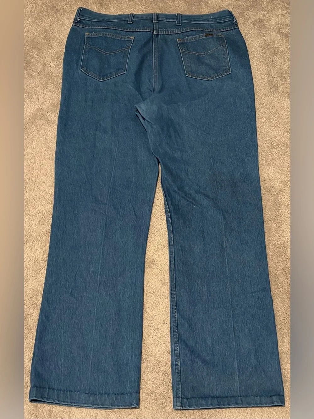 VTG Sears Roebuck Men’s Jeans 40x40 Fits 40x34 Blue Western USA Made